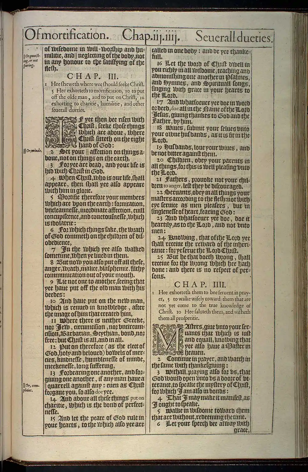 Colossians Chapter 2 Original 1611 KJV Bible Scan