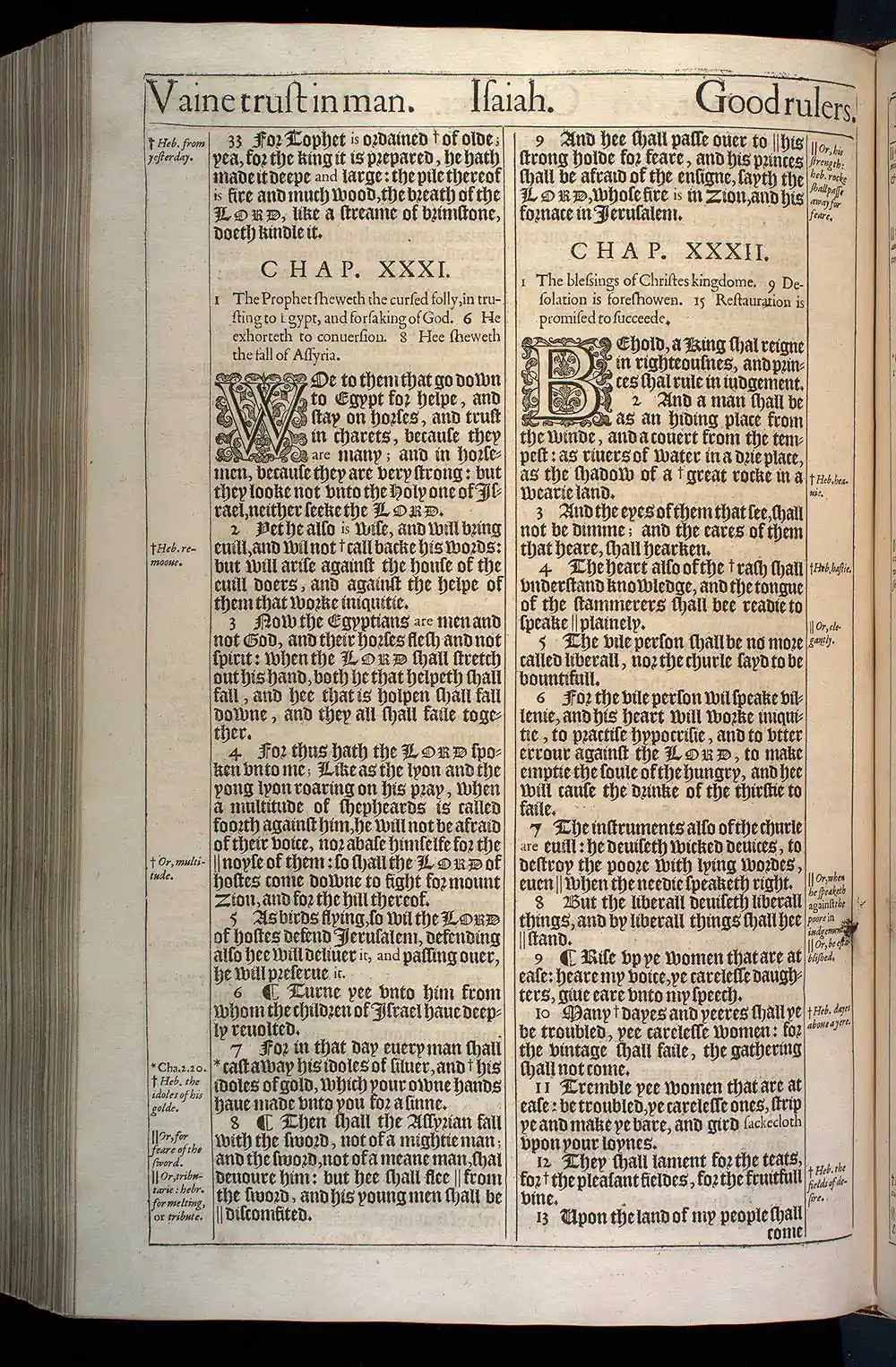 Isaiah Chapter 30 Original 1611 KJV Bible Scan