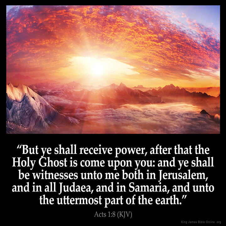 Acts 1:8 Inspirational Image
