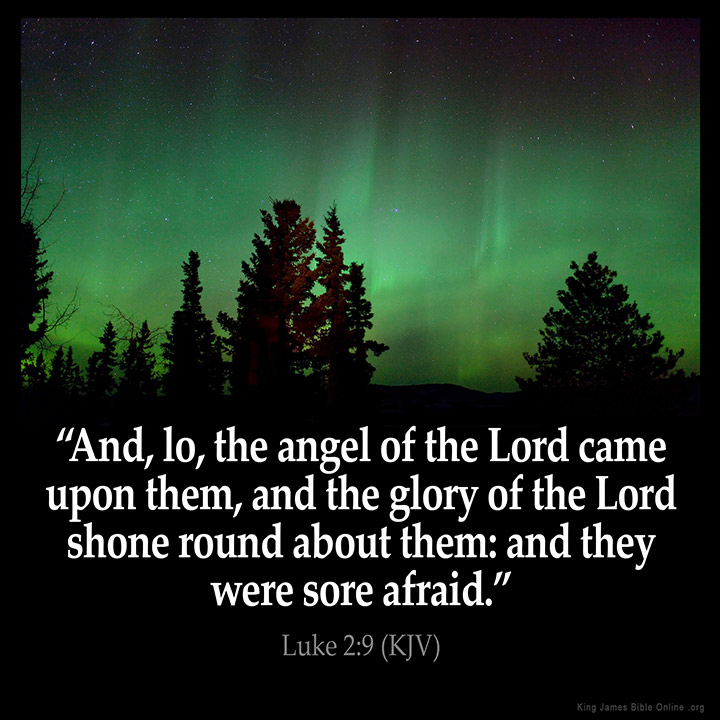 Luke 2:9 Inspirational Image